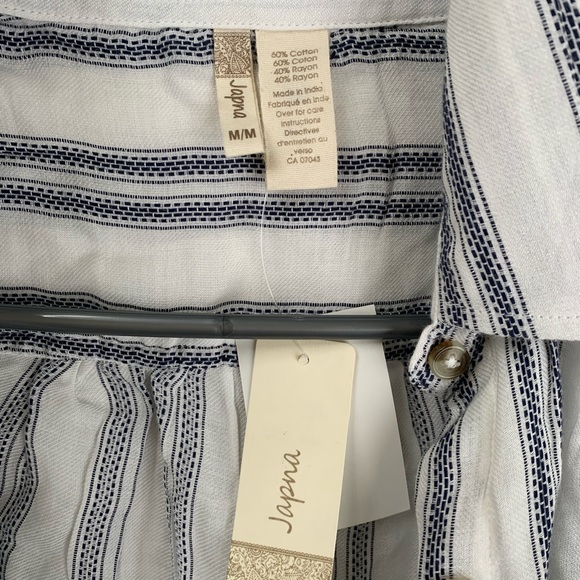 Thin striped button up shirt - Picture 4 of 5